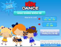 Khai giảng lớp dance kids dành cho bé từ 3 đến 8 tuổi
